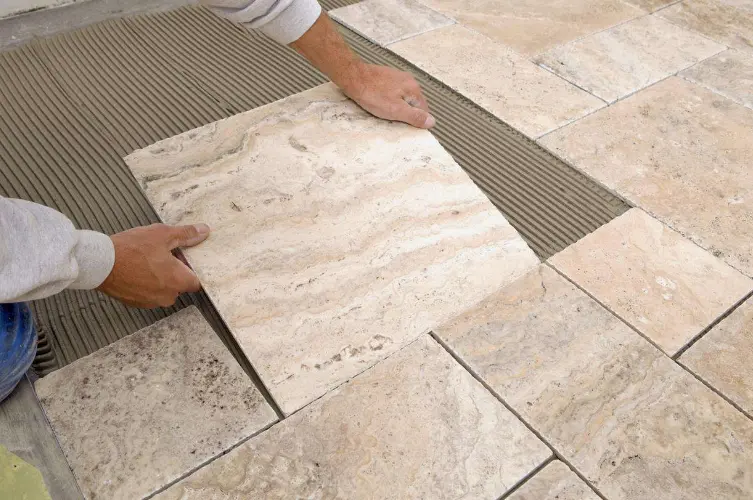 installing artificial marble 