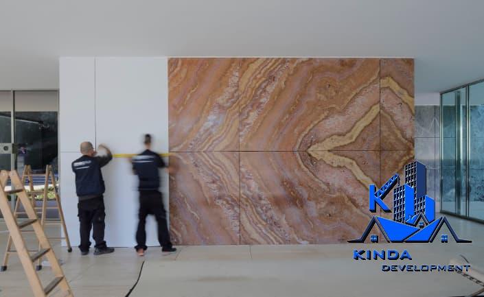 installing wall marble